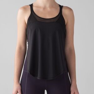 Lululemon Anew Singlet, Black, Size 4